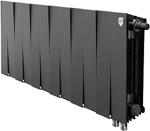 Радиатор биметаллический 12 секций нижнее правое подключение Royal Thermo PianoForte VD 300 Noir Sable RTPNSVDR30012 Радиатор биметаллический 12 секций нижнее правое подключение Royal Thermo PianoForte VD 300 Noir Sable RTPNSVDR30012, 1