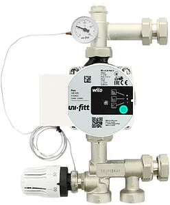 Узел насосно-смесительный с насосом Wilo Yonos PARA RS25/6 130 Uni-fitt Solomix Mini 474P1102, 1