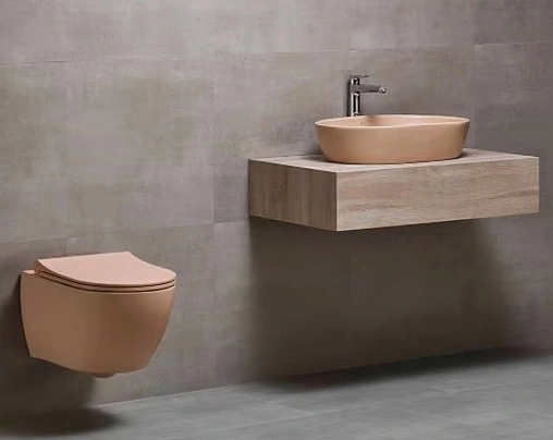 Унитаз подвесной безободковый beWash Bogen латте 88303273