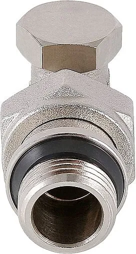 Вентиль запорный угловой ½&quot; в/н Valtec VT.019.NR.04