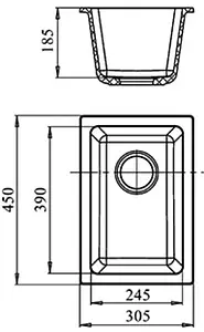 Мойка кухонная Ewigstein 2540 топаз Мойка кухонная Ewigstein 2540 топаз, 2