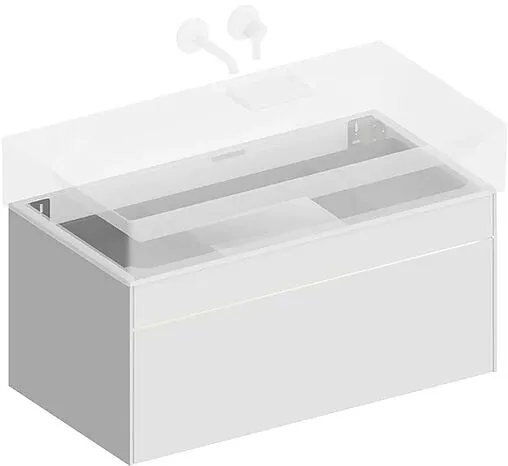 Тумба под умывальник подвесная Kerama Marazzi Logica 90 белоснежный LOG.90.2\WHT