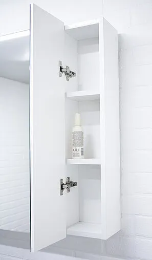 Шкаф-зеркало Домино Оскар 70 белый DI44179HZ