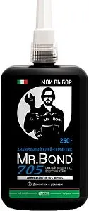 Клей-герметик анаэробный 250г синий Mr.Bond 705 4070500250, 1