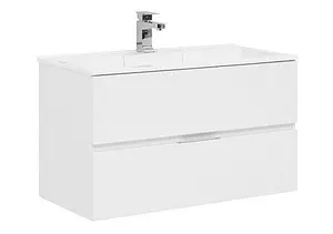 Тумба под умывальник подвесная Aquanet Алвита 90 белый 00235340, 1