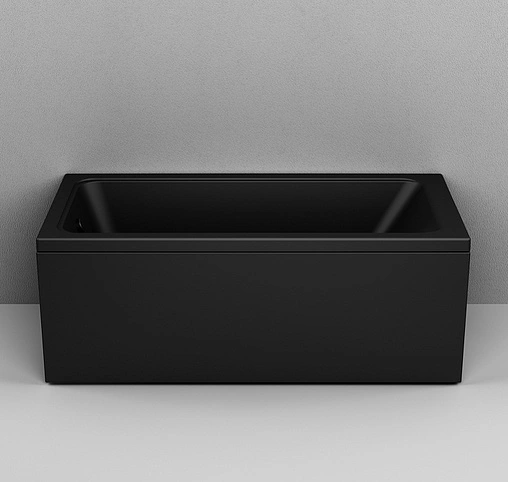 Ванна акриловая Am.Pm Gem 150x70 черный матовый W90A-150-070B-A