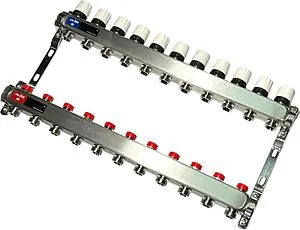 Группа коллекторная без расходомеров 11 отводов 1"в/в x ¾"ек Uni-fitt TECHNO 451W4311 Группа коллекторная без расходомеров 11 отводов 1"в/в x ¾"ек Uni-fitt TECHNO 451W4311, 5