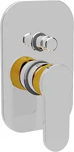Смеситель для ванны скрытого монтажа Cezares Diana хром/золото DIANA-VDIM-01 Смеситель для ванны скрытого монтажа Cezares Diana хром/золото DIANA-VDIM-01, 1