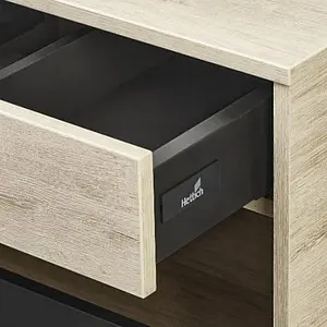 Тумба-умывальник подвесная Aquaton Лофт Урбан 100 графит/орегон 1A2477K1LQX60, 4