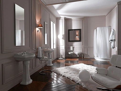 Раковина Kerasan Retro 55 белый 104501*1 Раковина Kerasan Retro 55 белый 104501*1