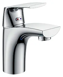 Смеситель для раковины D&K Feuerbach Rhein хром DA1282101 Смеситель для раковины D&K Feuerbach Rhein хром DA1282101, 1