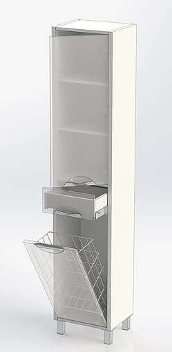 Шкаф-колонна Aquanet Гретта 177010