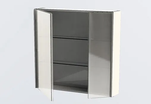 Шкаф-зеркало Aquanet Латина 80 R белый 00179635