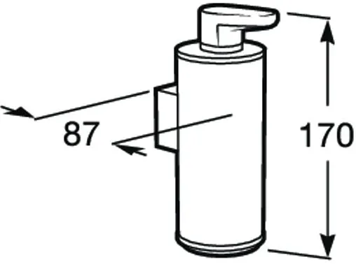 Дозатор для жидкого мыла Roca Hotels хром 816722001