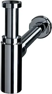 Сифон бутылочный для раковины Wirquin Lineis хром 31608002 Сифон бутылочный для раковины Wirquin Lineis хром 31608002, 1