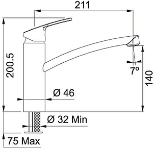 Смеситель для кухни Franke Smart хром 115.0391.460 Смеситель для кухни Franke Smart хром 115.0391.460, 2