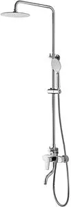 Душевая система со смесителем для ванны IDDIS Cloud хром CLOSB00i06, 1