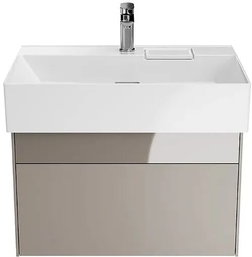 Тумба-умывальник подвесная Kerama Marazzi Logica 70 песчаный LOG.70.2\SAN+LO.wb.70.1