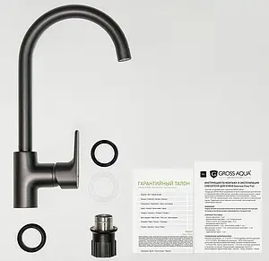 Смеситель для кухни Gross Aqua Evo чёрный матовый 3118297MB-B02 Смеситель для кухни Gross Aqua Evo чёрный матовый 3118297MB-B02, 3