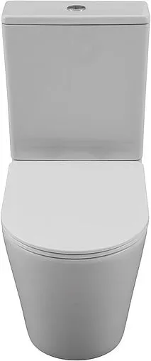 Унитаз-компакт безободковый Aquanet Atago 2.0 C1 Rimless белый Atago 2.0 C1+Atago 2.0 C2