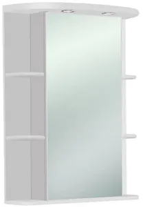 Шкаф-зеркало Aquaton Кристалл 65 L белый 1A000102KS01L Шкаф-зеркало Aquaton Кристалл 65 L белый 1A000102KS01L, 1