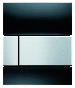 Клавиша смыва для писсуара TECEsquare Urinal 9242806 кнопка/нержавеющая сталь, панель/стекло черный Клавиша смыва для писсуара TECEsquare Urinal 9242806 кнопка/нержавеющая сталь, панель/стекло черный, 1