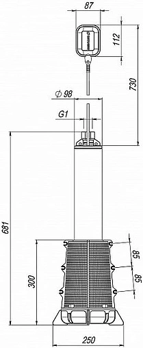 Насос колодезный центробежный 4&quot; Джилекс Водомет 55/75 А дф 6575