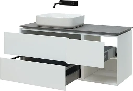 Тумба под умывальник подвесная Allen Brau Infinity 120 L белый 1.21005.WM