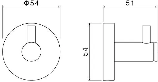 Крючок Aquatek Европа хром AQ4101CR