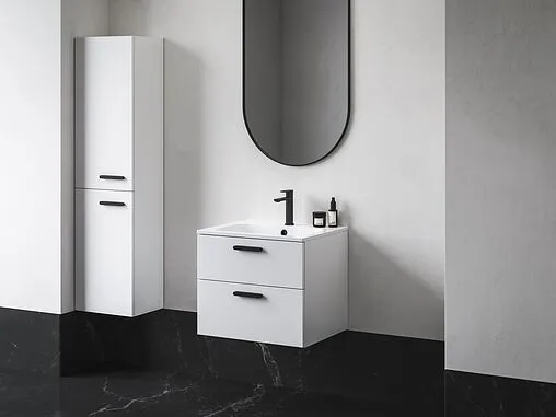 Шкаф-пенал подвесной Ravak Chrome II SD 39 L белый X000001748