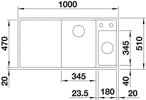 Мойка кухонная Blanco Axia III 6 S 100 L (доска ясень) белый 524647 Мойка кухонная Blanco Axia III 6 S 100 L (доска ясень) белый 524647, 2