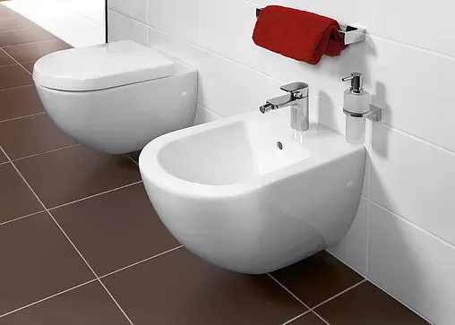 Биде подвесное Villeroy&amp;Boch Subway 2.0 CeramicPlus белый 540000R1