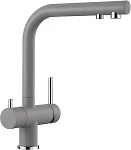 Смеситель для кухни с подключением к фильтру Blanco Fontas II алюметаллик/хром 525140, 1