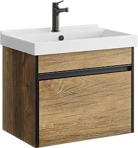 Тумба под умывальник подвесная Aqwella Urban 60 дуб балтийский URB0106DB Тумба под умывальник подвесная Aqwella Urban 60 дуб балтийский URB0106DB, 1