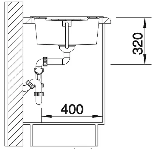 Мойка кухонная Blanco Metra 5 S 86 антрацит 513044 Мойка кухонная Blanco Metra 5 S 86 антрацит 513044