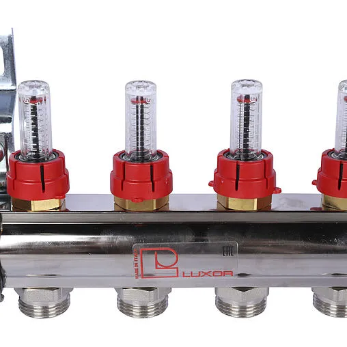 Группа коллекторная с расходомерами 5 отводов 1&quot;в/в x ¾&quot;ек Luxor CD 477/5 15662705N