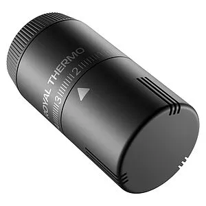 Головка термостатическая M30х1,5 Royal Thermo Design черный RATHDN13015BL, 2