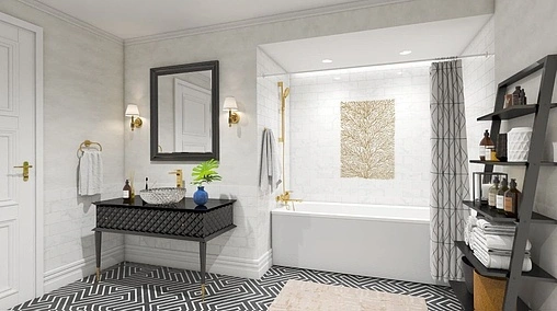 Ванна стальная Reimar 150х70 белая орхидея R-54901