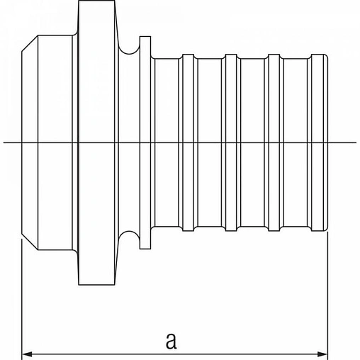 Заглушка аксиальная 16мм Rehau Rautitan RX+ 14563871001