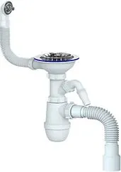 Сифон бутылочный для мойки с переливом Unicorn SM1P Сифон бутылочный для мойки с переливом Unicorn SM1P