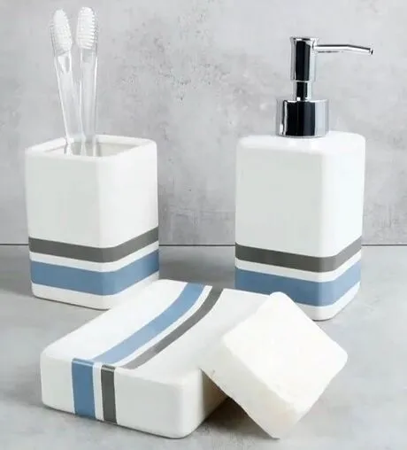 Дозатор для жидкого мыла Fixsen Dony белый/с рисунком/хром FX-232-1