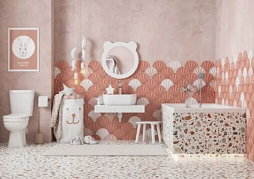 Зеркало Aquaton Каспер Мишка 50 белый матовый 1A283302CRE20