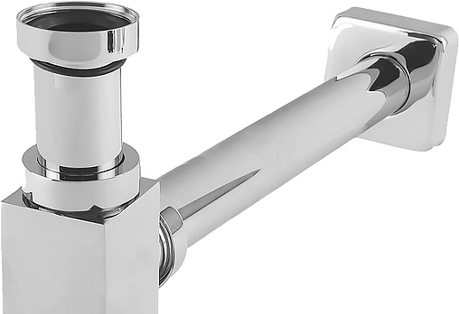 Сифон бутылочный для раковины AlcaPlast хром A401