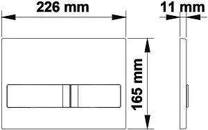 Клавиша смыва для унитаза BERGES Novum L9 040019 золото Клавиша смыва для унитаза BERGES Novum L9 040019 золото, 2