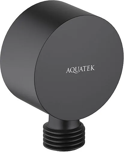 Шланговое подключение Aquatek чёрный матовый AQ2457MB