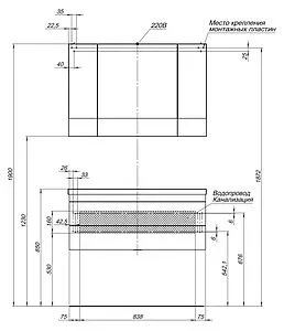 Шкаф-зеркало Aquanet Верона 100 белый 00175383 Шкаф-зеркало Aquanet Верона 100 белый 00175383, 2
