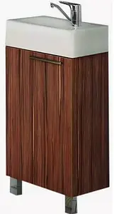 Тумба-умывальник напольная Aquaton Эклипс H 45 эбони тёмный 1A1726K1EK560, 1