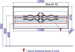 Тумба-умывальник подвесная Clarberg Due Amanti Т12/BLK 120 чёрный DUE0112BLK+DUER8GL+El.12.04.D Тумба-умывальник подвесная Clarberg Due Amanti Т12/BLK 120 чёрный DUE0112BLK+DUER8GL+El.12.04.D, 2