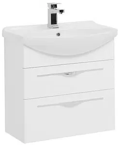 Тумба-умывальник Aquanet Ирвин 65 белый 00203969+00177677, 1