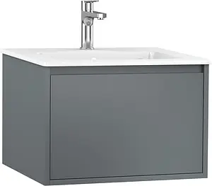 Тумба-умывальник подвесная ISVEA Pro 60 серый 21MGS070061I+10SL50061SV Тумба-умывальник подвесная ISVEA Pro 60 серый 21MGS070061I+10SL50061SV, 1